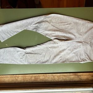 Lululemon athletica White & Grey Leggings Size 8